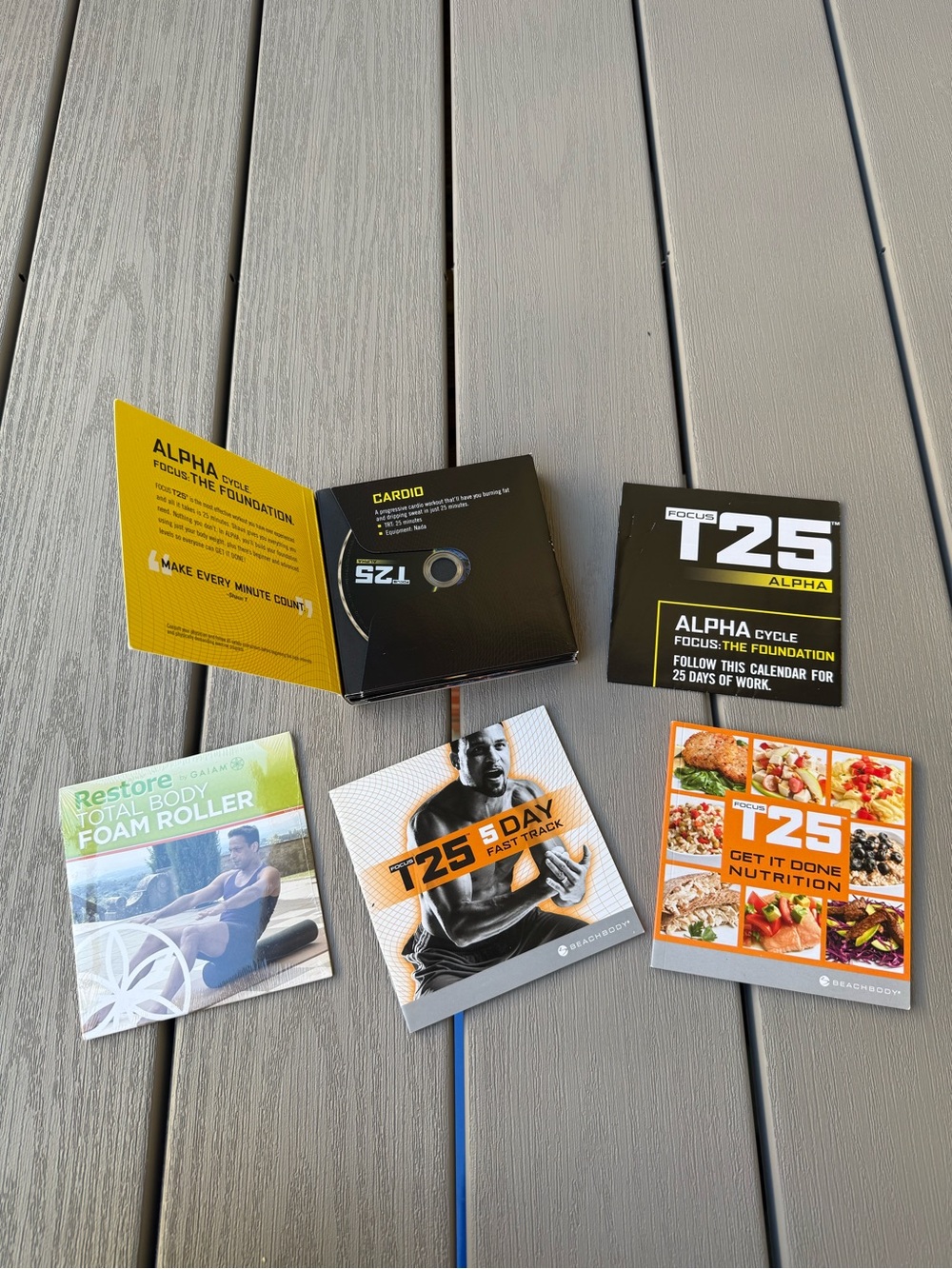 Beachbody Focus T25 Alpha + Beta Complete DVD Set Shaun T Fitness Program